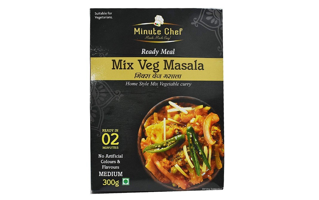 Minute Chef Mix Veg Masala    Pack  300 grams